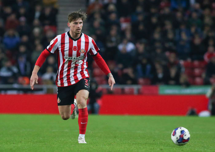 Dennis Cirkin in action for Sunderland